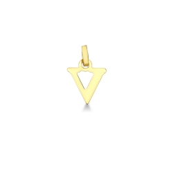 Pendentif avec lettre initiale V