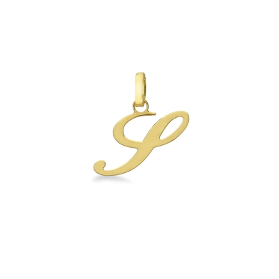 Pendentif avec initiale S Or jaune 18 carats