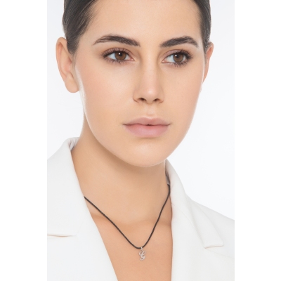 Pendentif avec initiale G Or blanc 18 carats