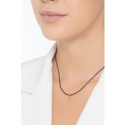 Pendentif avec lettre initiale U en or jaune 18k 2