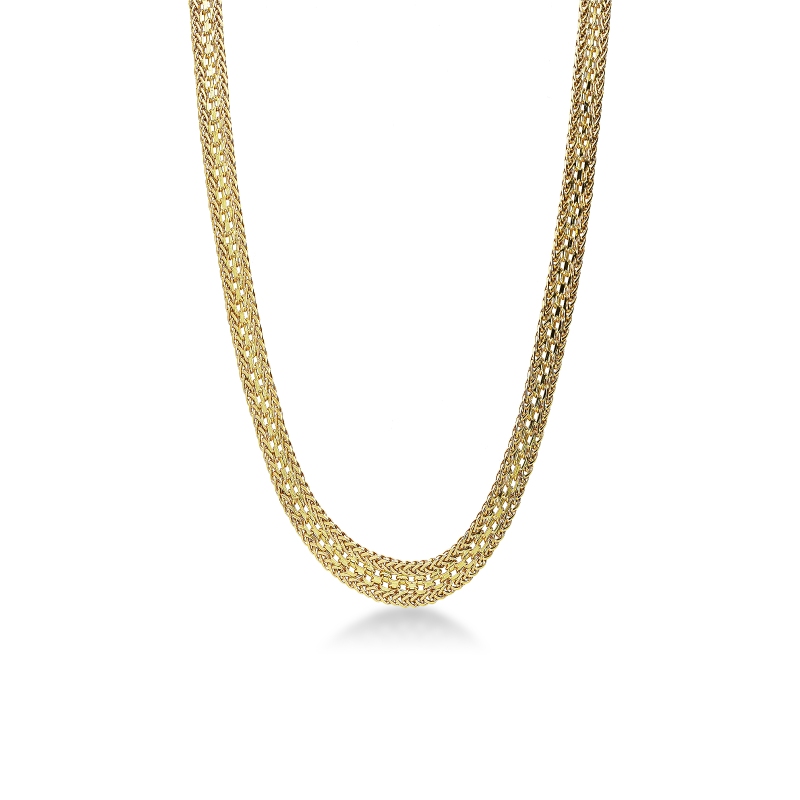 Collier design en or jaune 18 carats