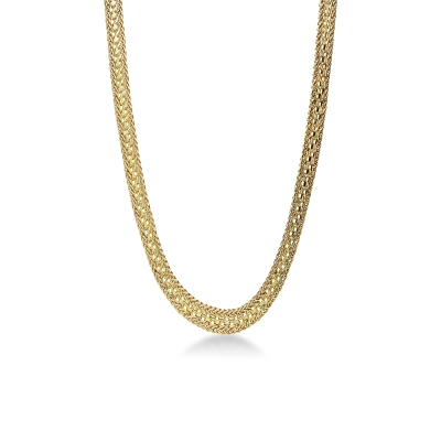 Collier design en or jaune 18 carats