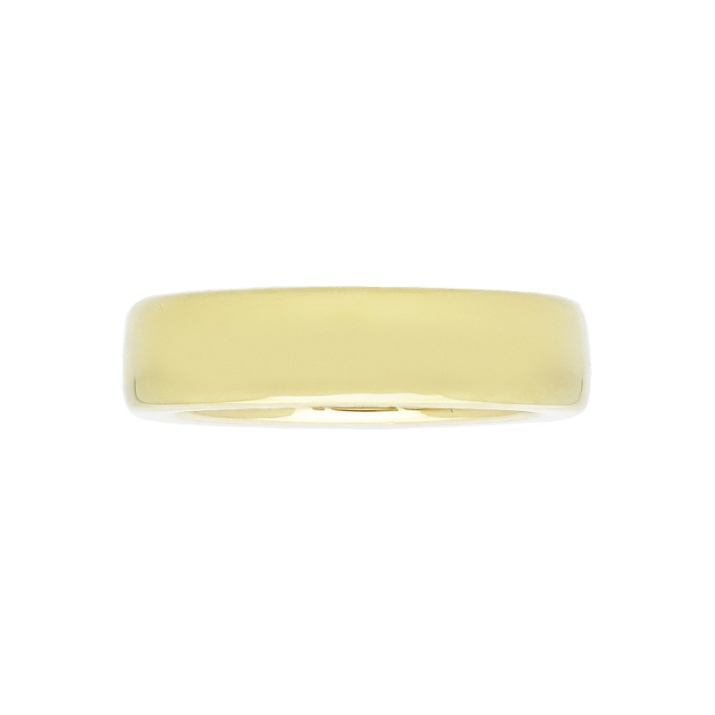 Bague bandeau en or jaune 18k