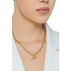 Collier chaine gourmette en or jaune 18 carats 2