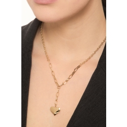 Collier or jaune 18K cœur 2