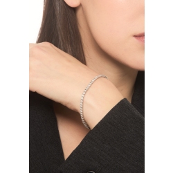 Bracelet diamants style tennis en or blanc 18k  2