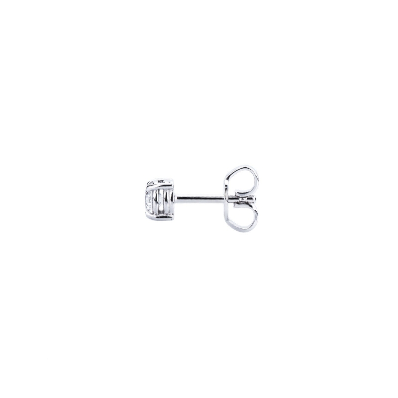 Mono boucle d oreille avec quatre griffes et un diamant