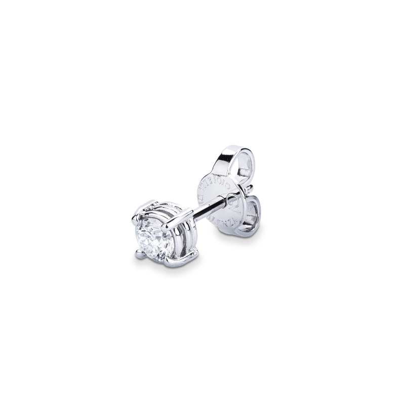 Mono boucle d oreille avec quatre griffes et un diamant