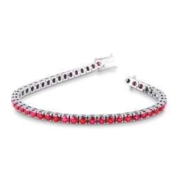 BRACELET TENNIS RUBIS 8,81 CARATS