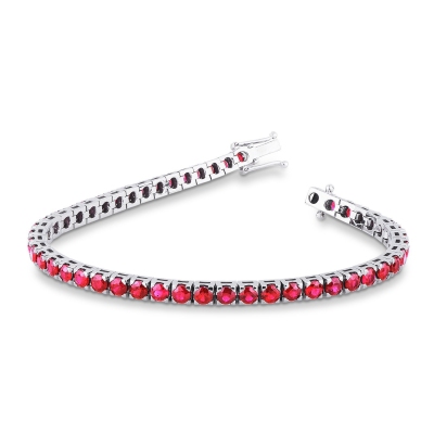 BRACELET TENNIS RUBIS 8,81 CARATS