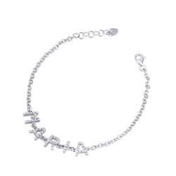 Bracelet personnalisé prénom  MARIA  en diamants 