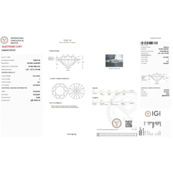 Diamant Certifié IGI  1.00 CT F VS2 2