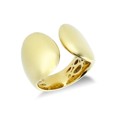 Bague Ouverte en Or Jaune 18K