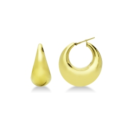 Créoles Chunky en Or Jaune 18K