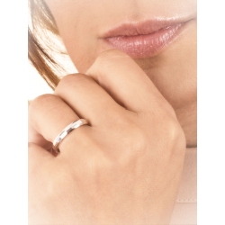 Alliance or blanc 18k femme homme 2