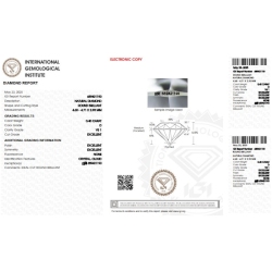 Diamant Certifié IGI 0.40 CT D VS1 2