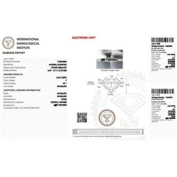 Diamant Certifié IGI 0.40 CT F VS1  2