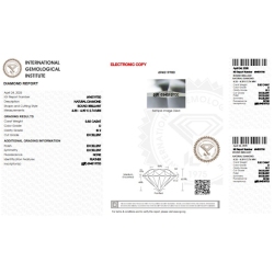 Diamant Certifié IGI  0.32 CT D SI2  2