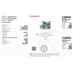 Diamant Certifié IGI   0.30 CT D VVS2  2