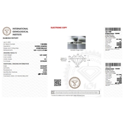 Diamant Certifié IGI  0.51 CT F VS1  2