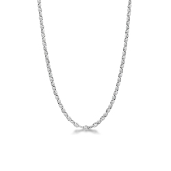 Chaîne or blanc homme 18 carats