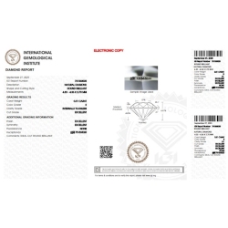 Diamant Certifié IGI  0.31 CT E IF 2