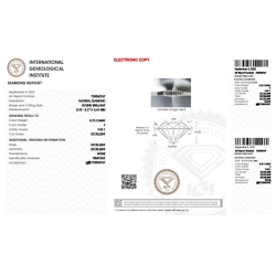 Diamant Certifié IGI 0.70 CT F VVS1 2