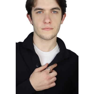 Bague Homme en Or 18k avec Diamants 