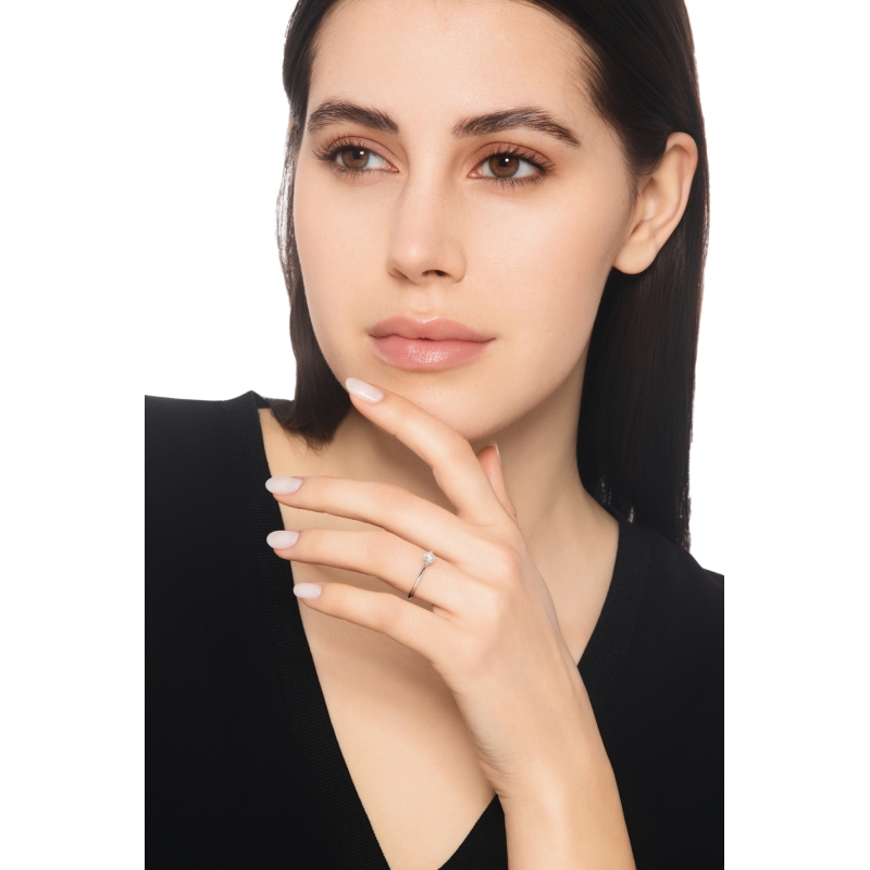 Solitaire Or 18K Diamant 0.30ct