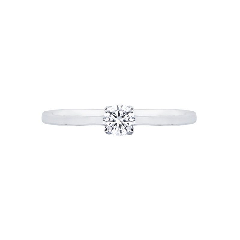 Solitaire Or 18K Diamant Brillant ct. 0,20