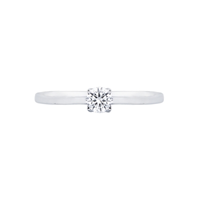 Solitaire Or 18K Diamant Brillant ct. 0,20