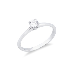 Solitaire Or 18K Diamant 0.30ct