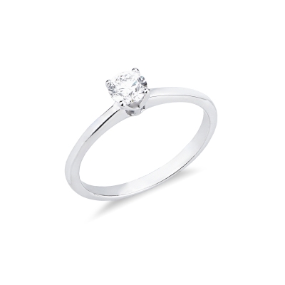 Solitaire Or 18K Diamant 0.40ct