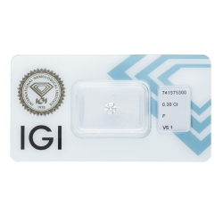 Diamant Certifié IGI 0.30 CT F VS1