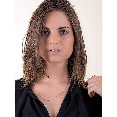 Chaîne roló en or blanc 18k, 50 cm