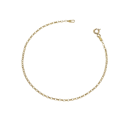 Bracelet en chaîne en or jaune 18k