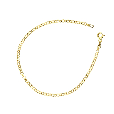 Bracelet en or jaune 18k d’une longueur de 19 CM
