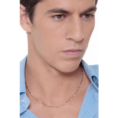 Chaîne en or jaune 18 carats, 50 cm