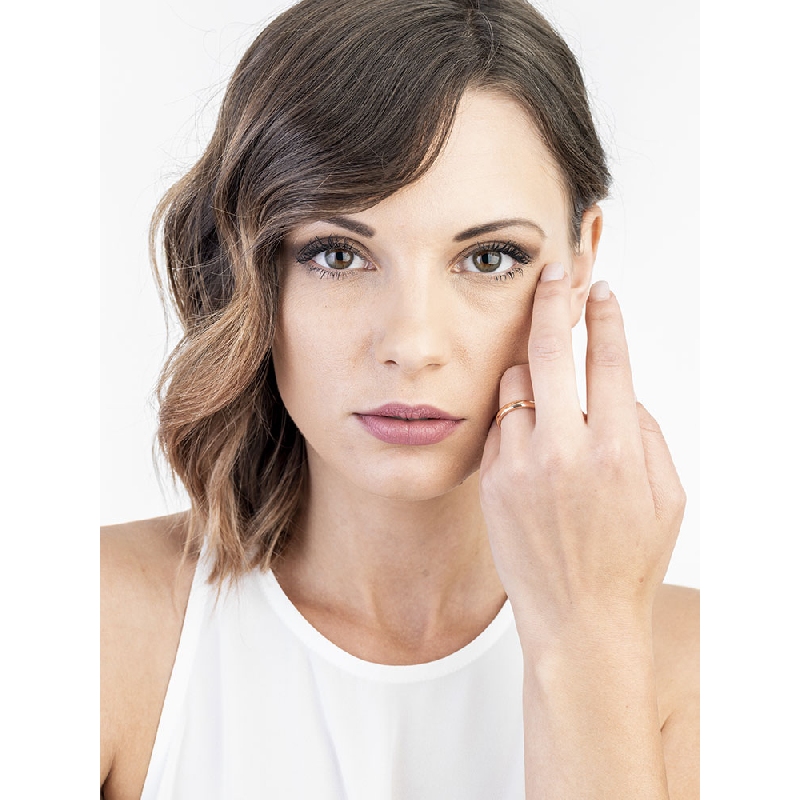 Alliance Modèle Confort en or rose 18 carats 3,50 mm