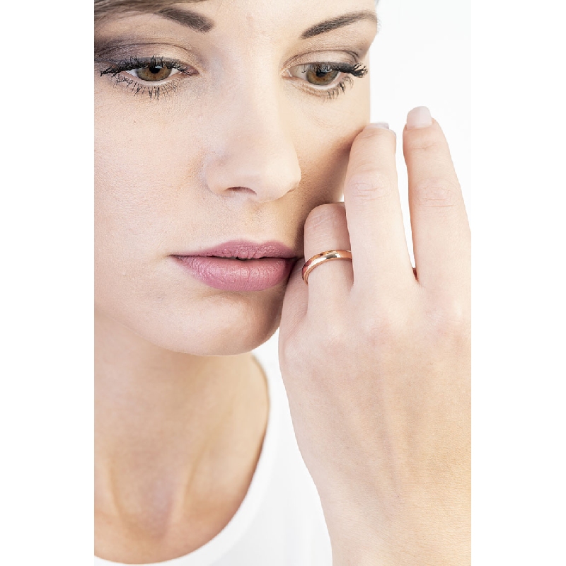 Alliance Modèle Confort en or rose 18 carats 3,50 mm