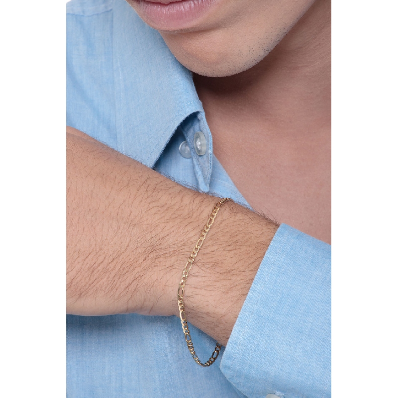 Bracelet pour homme en or jaune 18 carats