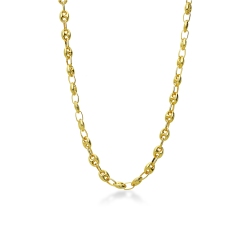 Chaîne grain de café or 18k longueur de 50 cm