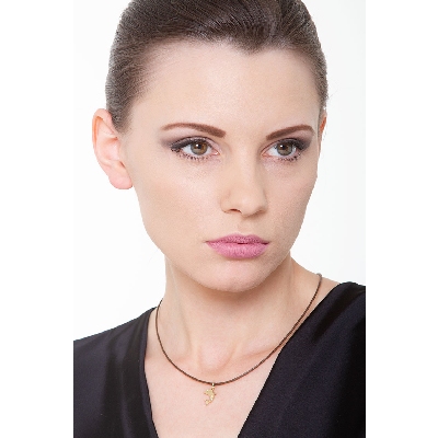 Pendentif dauphin en or jaune 18k, 1 cm